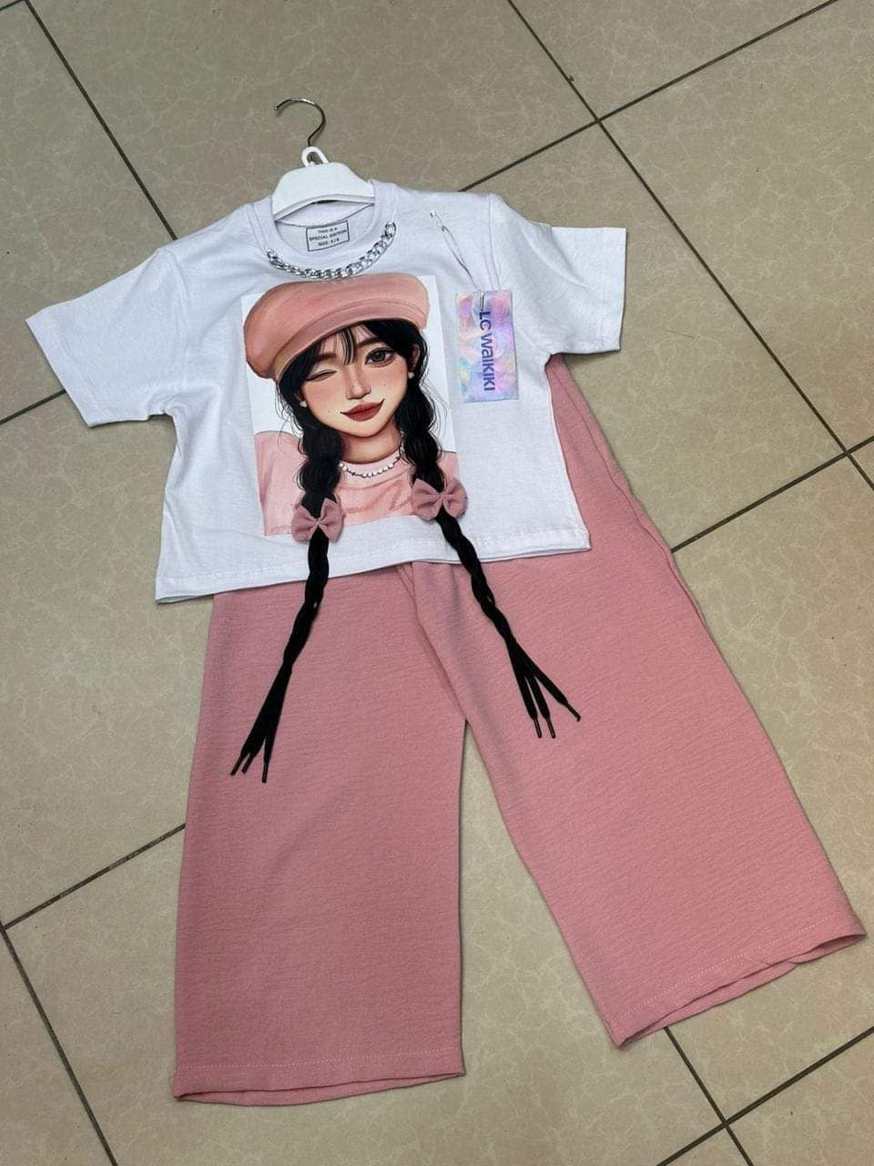 ensemble deux piece  pour fille