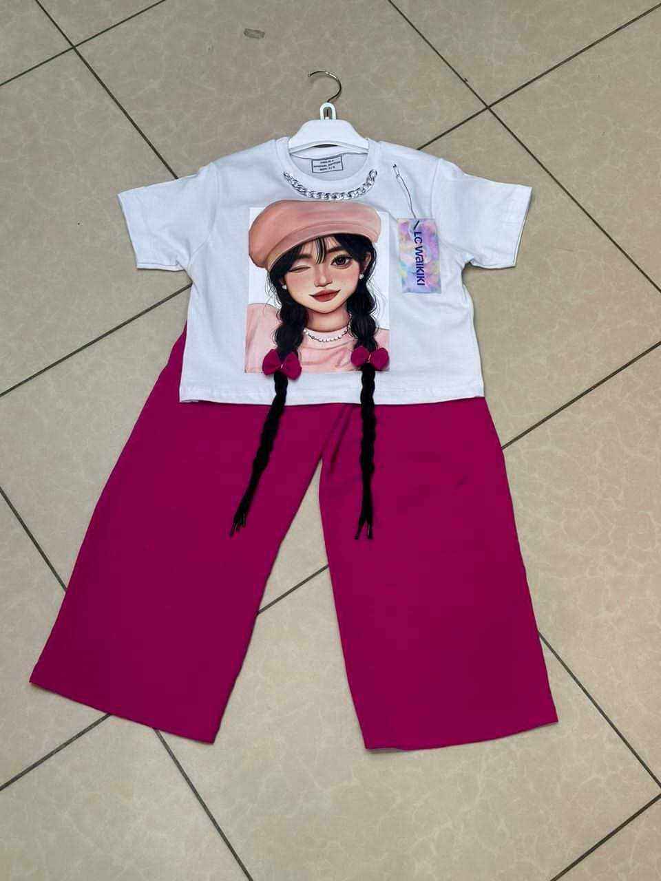 ensemble deux piece  pour fille