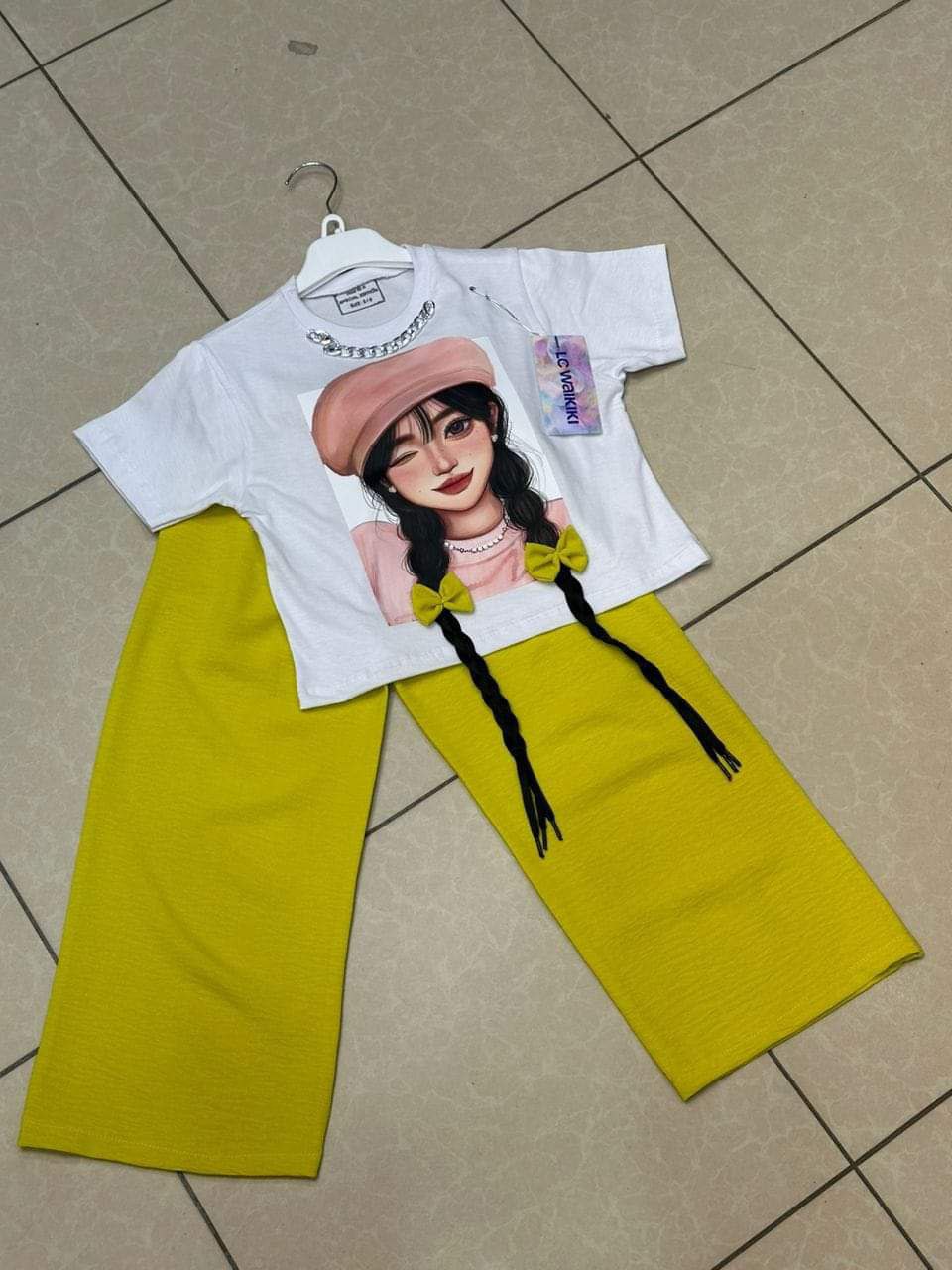 ensemble deux piece  pour fille