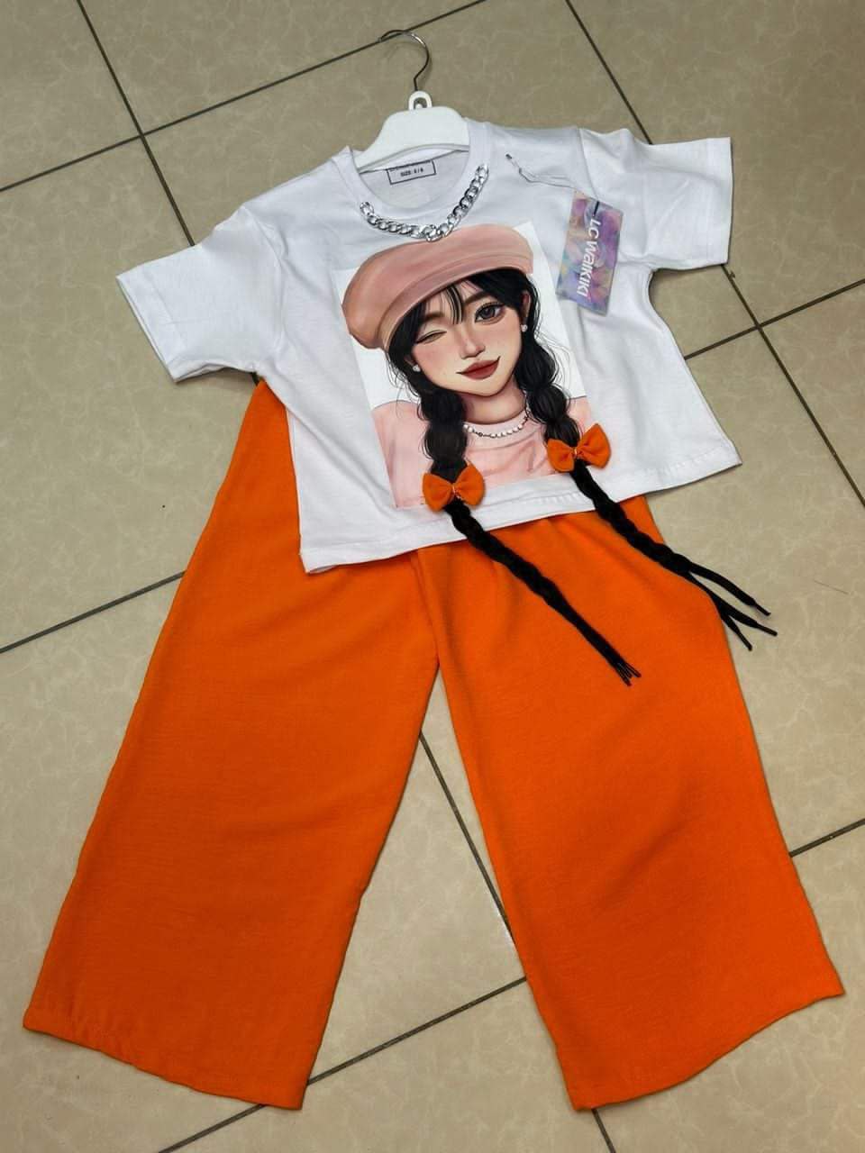 ensemble deux piece  pour fille